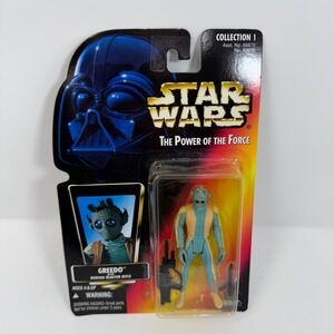 Star Wars The Power of the Force Greedo Rodian Blaster Pistol Figure 1996 Kenner